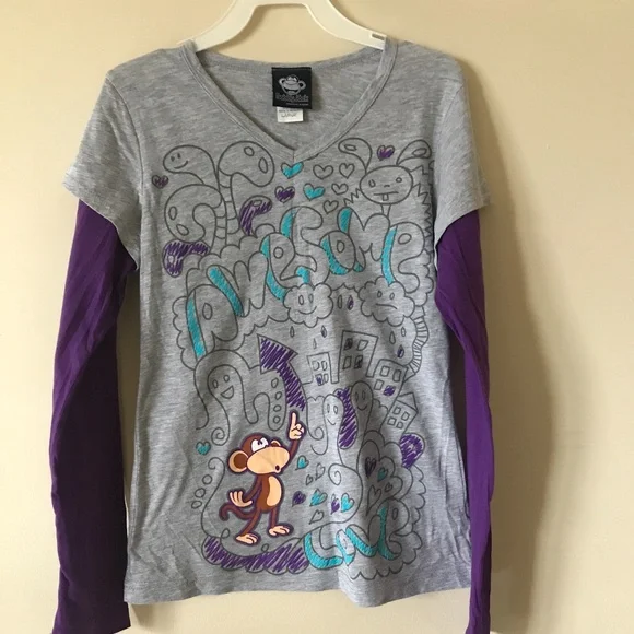 Bobby Jack Shirts Tops Bobby Jack Long Sleeve Graphic Shirt